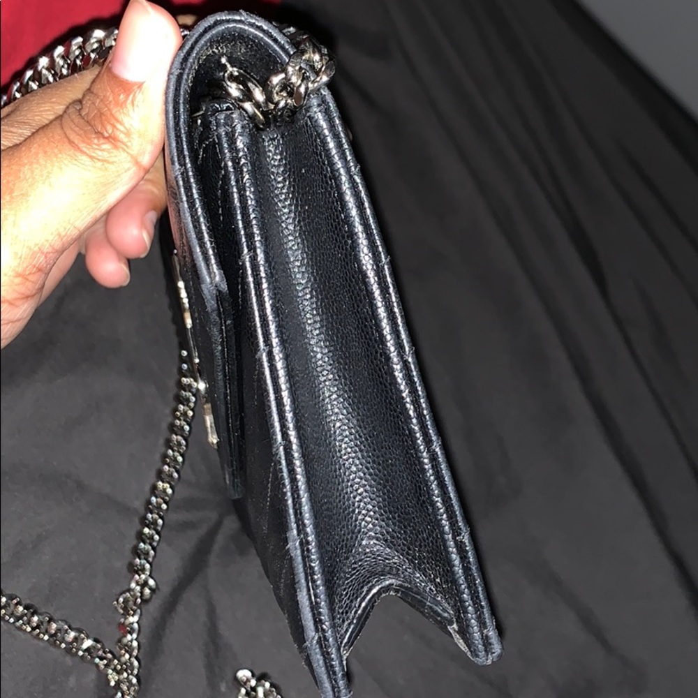 Saint Laurent Black Monogramme Chain Wallet Bag - Picture 6 of 13
